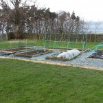 Raised beds nearing completion