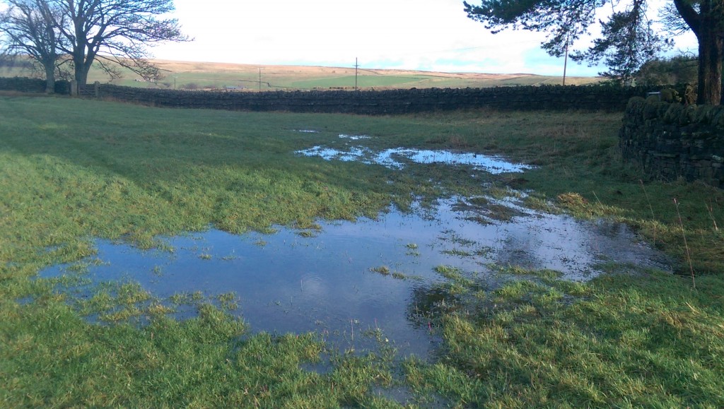Field drainage overwhelmed