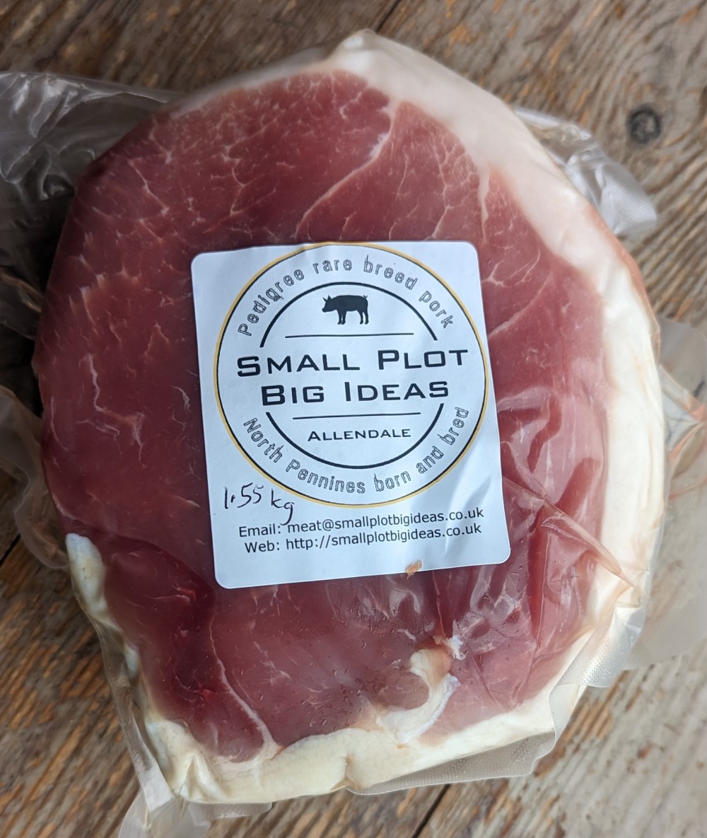 Dry cured gammon joint Small Plot, Big Ideas